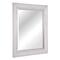 Head West 29" Chrome Textured Frame Accent Wall Mirror